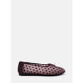 thumbnail image 1 of No Boundaries Women's Mesh Ballet Flats, 1 of 6