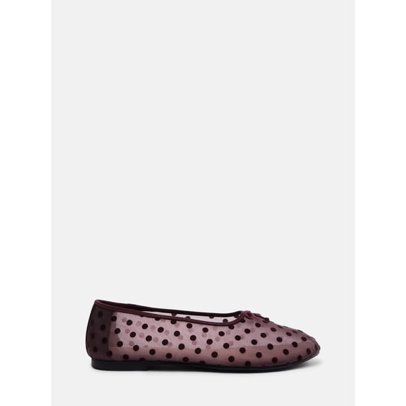 No Boundaries Women's Mesh Ballet Flats