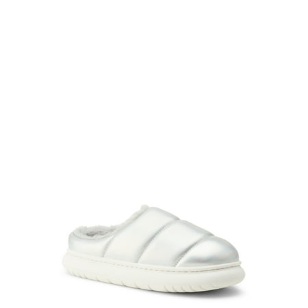 No Boundaries Women's Metallic Scuff Slipper
