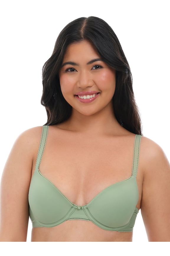 Micro Lightly Lined Demi T-Shirt Bra, Women's 32B-40DD