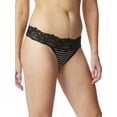 thumbnail image 1 of No Boundaries Women's Micro and Lace Thong, 1 of 1