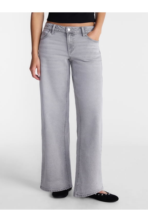 Mid Rise Baggy Jeans, 29", 31", 33" Inseams, Women's Sizes 00-24W
