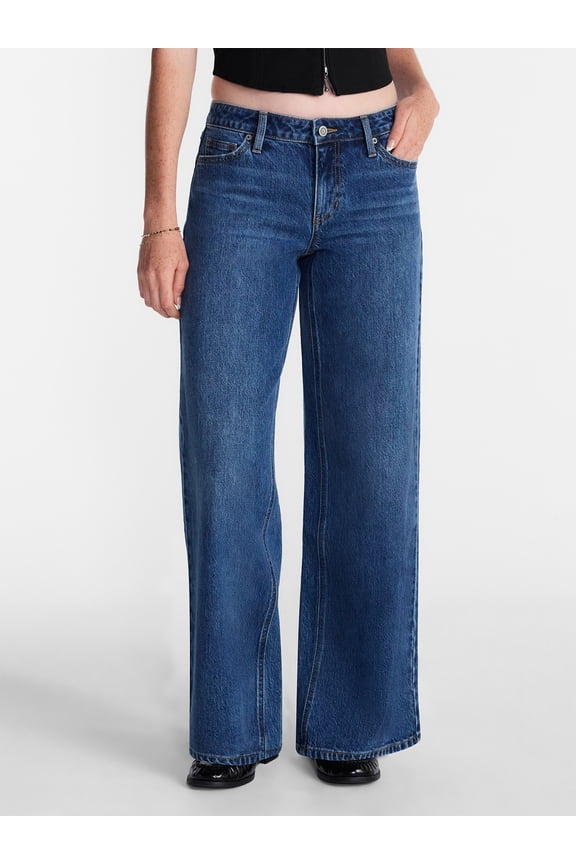 Mid Rise Baggy Jeans, 29", 31", 33" Inseams, Women's Sizes 00-24W