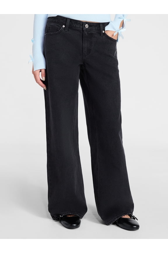 Mid-Rise Baggy Jeans, 31" Inseam, Women's 00-20