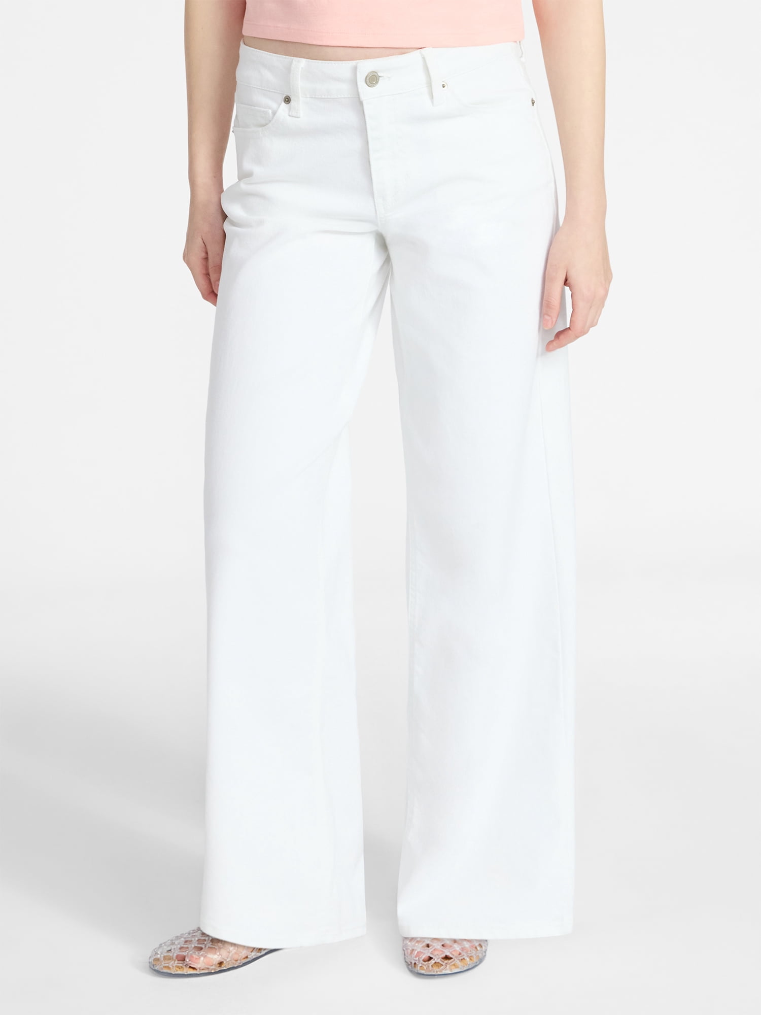 No Boundaries Mid Rise Baggy Jeans, 29