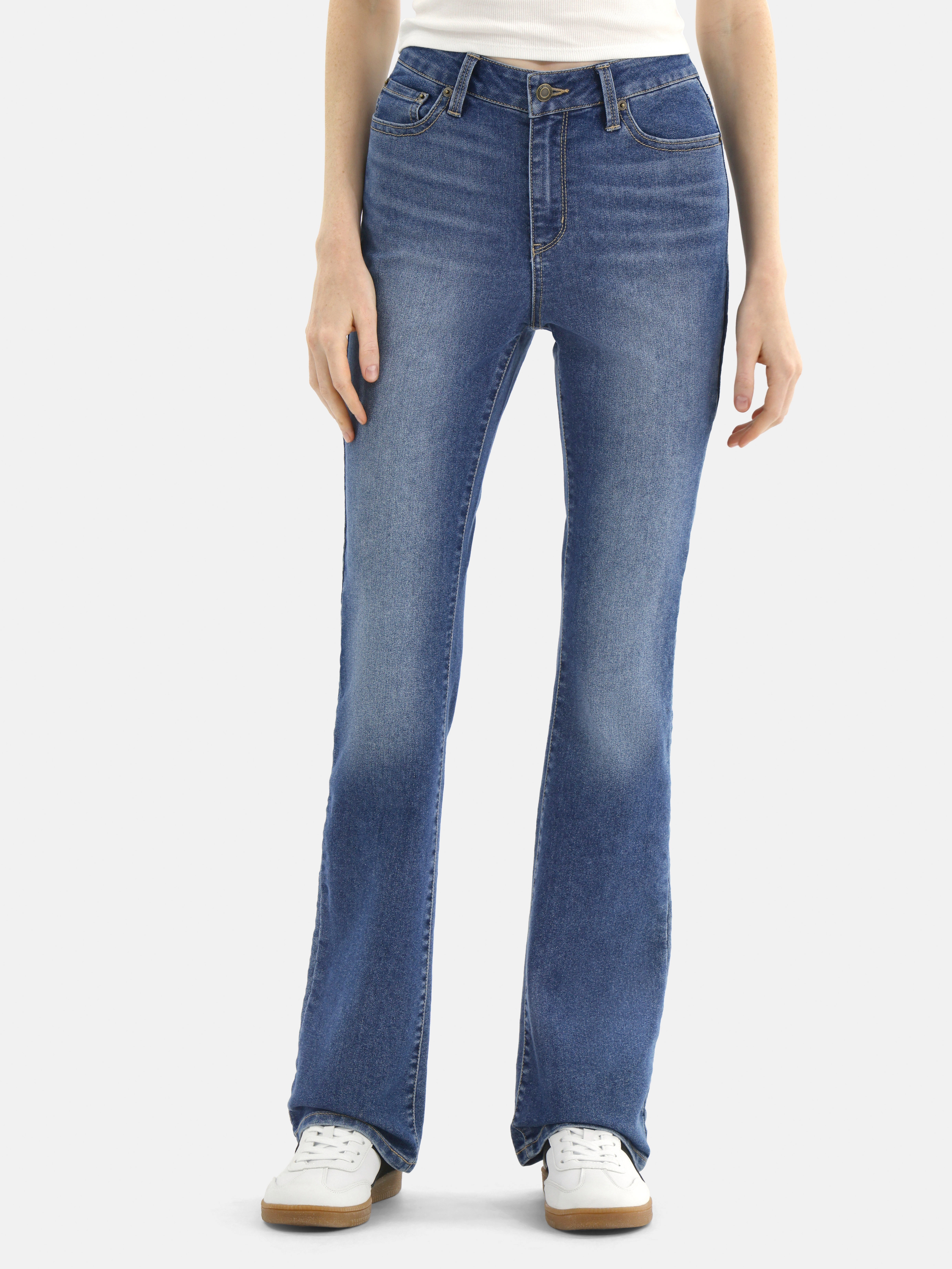 Stretch Denim Bootcut Jeans, 2-Pack, 32" Inseam, Women's Sizes 00-20
