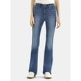 thumbnail image 1 of No Boundaries Stretch Denim Bootcut Jeans, 32" Inseam, Women's and Plus Sizes 00-28W, 1 of 5
