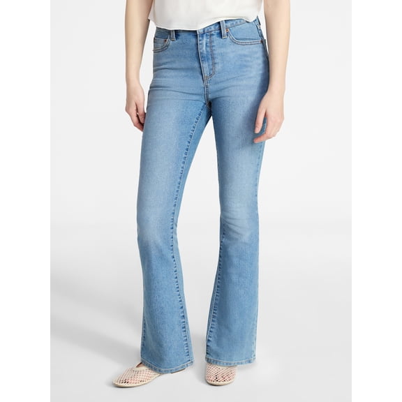 No Boundaries Stretch Denim Bootcut Jeans, 32" Inseam, Women's and Plus Sizes 00-28W