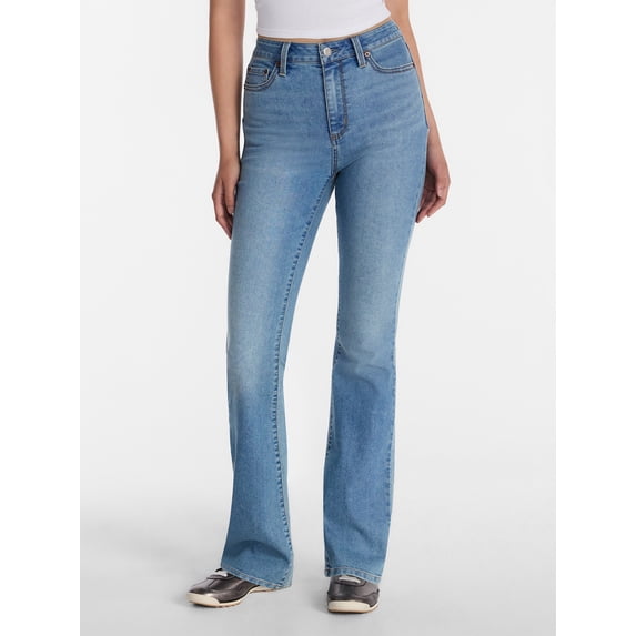 No Boundaries Stretch Denim Bootcut Jeans, 32" Inseam, Women's and Plus Sizes 00-28W