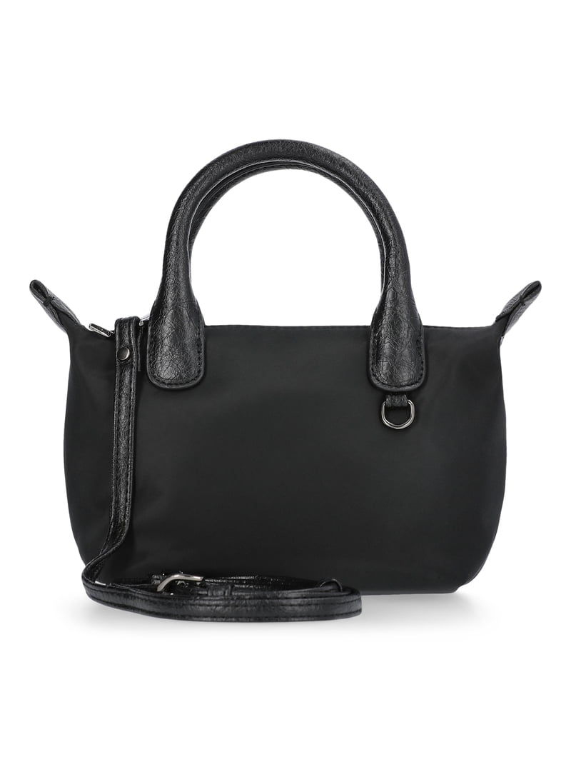 小物 WLT JUDY/CRS BTN BLACK N/S No Boundaries Women's Mini Tote Crossbody Bag, Black - Walmart.com