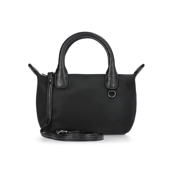 No Boundaries Women's Mini Tote Crossbody Bag, Black