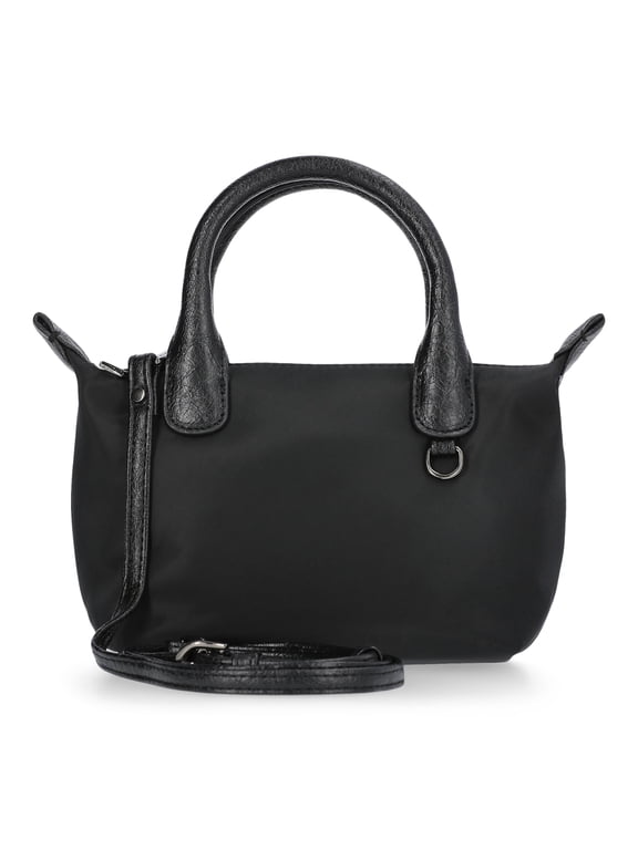 Women's Mini Tote Crossbody Bag, Black
