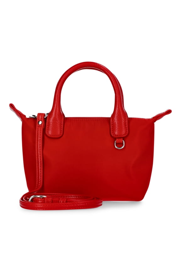 Women's Mini Tote Crossbody Bag, Red