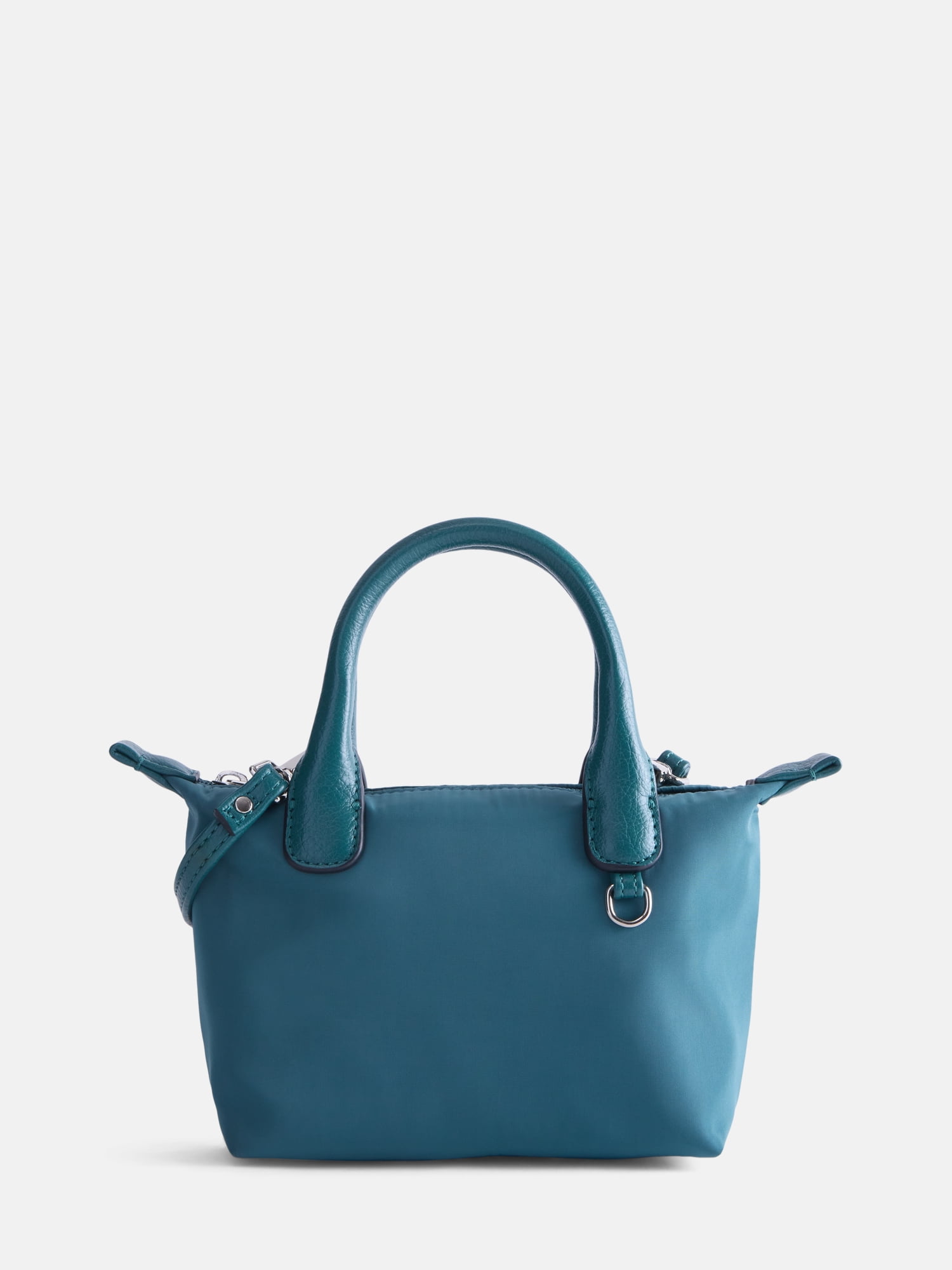 No Boundaries Women's Mini Tote Crossbody Bag, Emerald