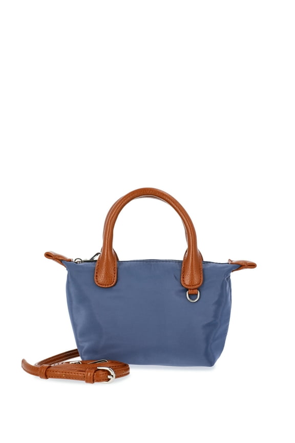 Women's Mini Tote Crossbody Bag, Navy