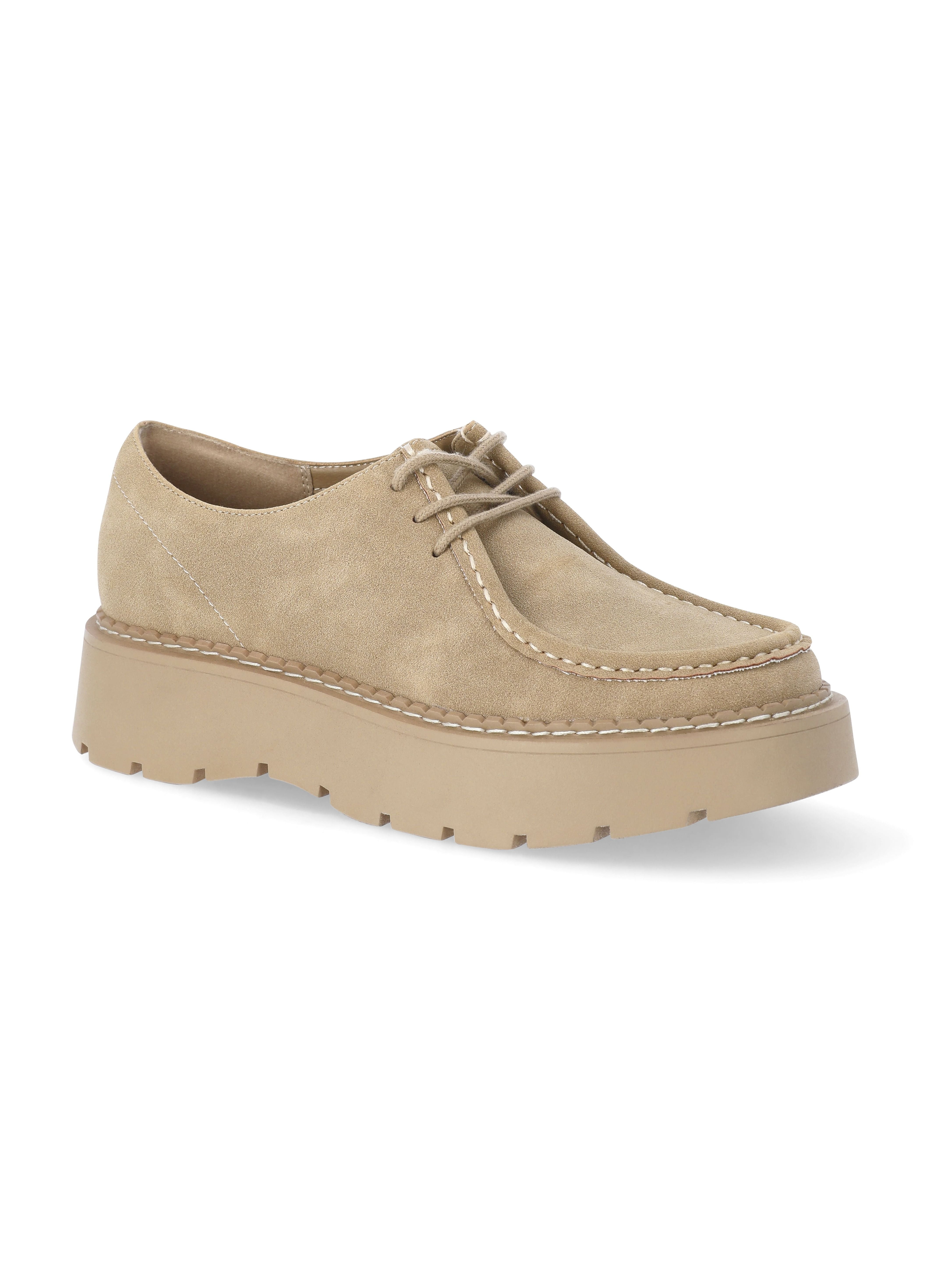 No Boundaries Women's Moc Toe Lace Up Shoes