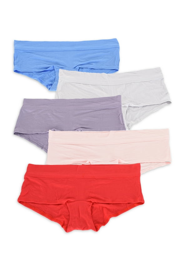 Women's Modal Boyshort Panties, 5-Pack