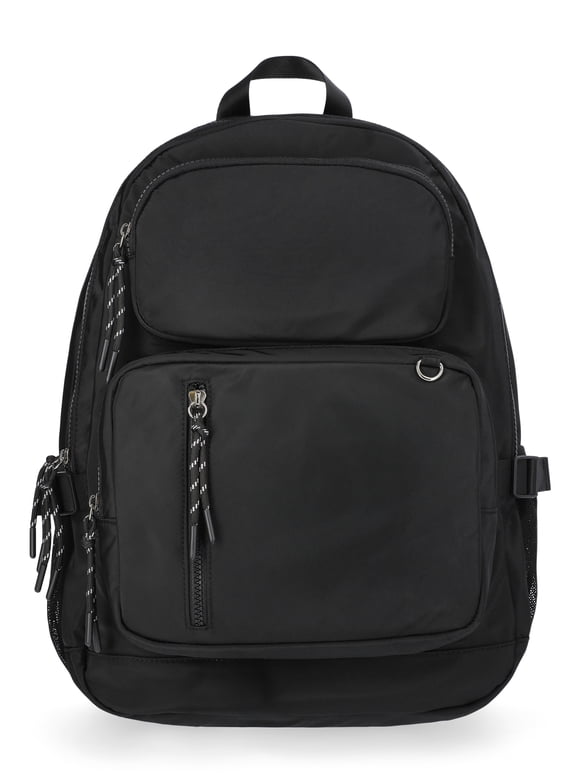 Women's 17.5" Multi Pocket Backpack, Black