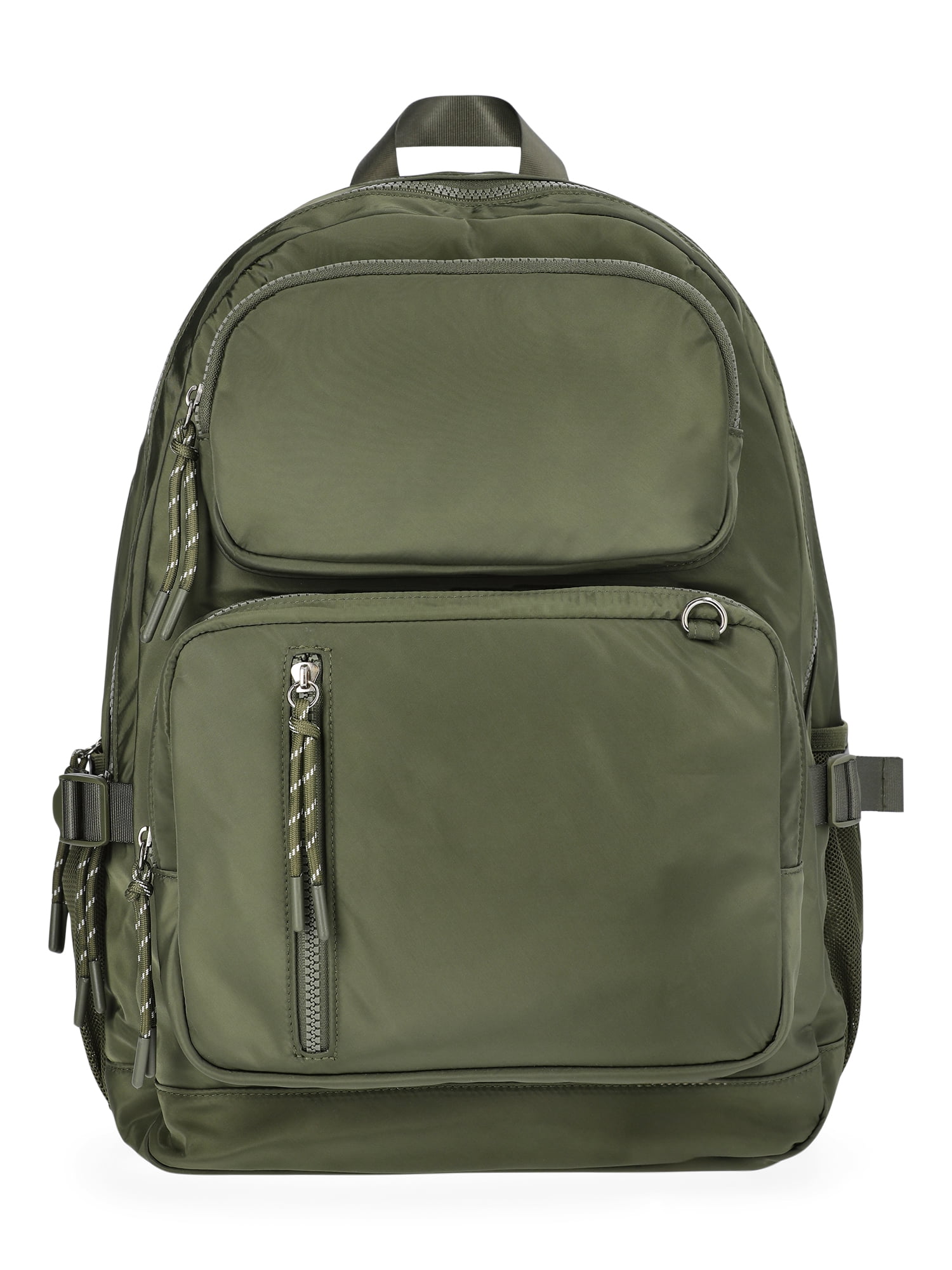 No Boundaries Women's 17.5" Multi Pocket Backpack, Olive