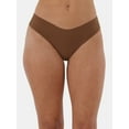 thumbnail image 1 of No Boundaries Women's No Show Thong Panty, Sizes XS to XXXL, 1 of 4