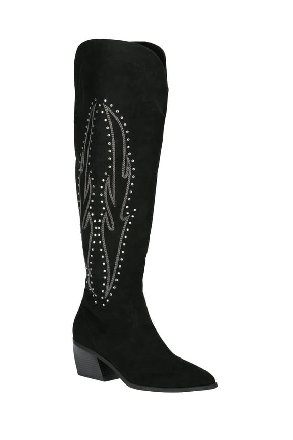 Women's Over the Knee Bling Western Boots
