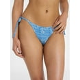 thumbnail image 1 of No Boundaries Paisley String Bikini Bottoms, Women's XXS-XXL, 1 of 5