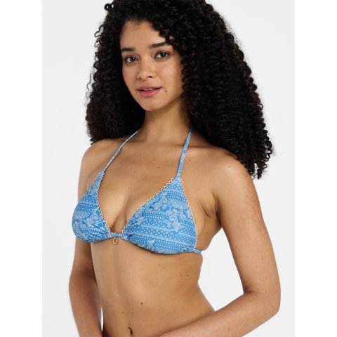 Paisley Triangle Bikini Top, Women's XXS-XXL