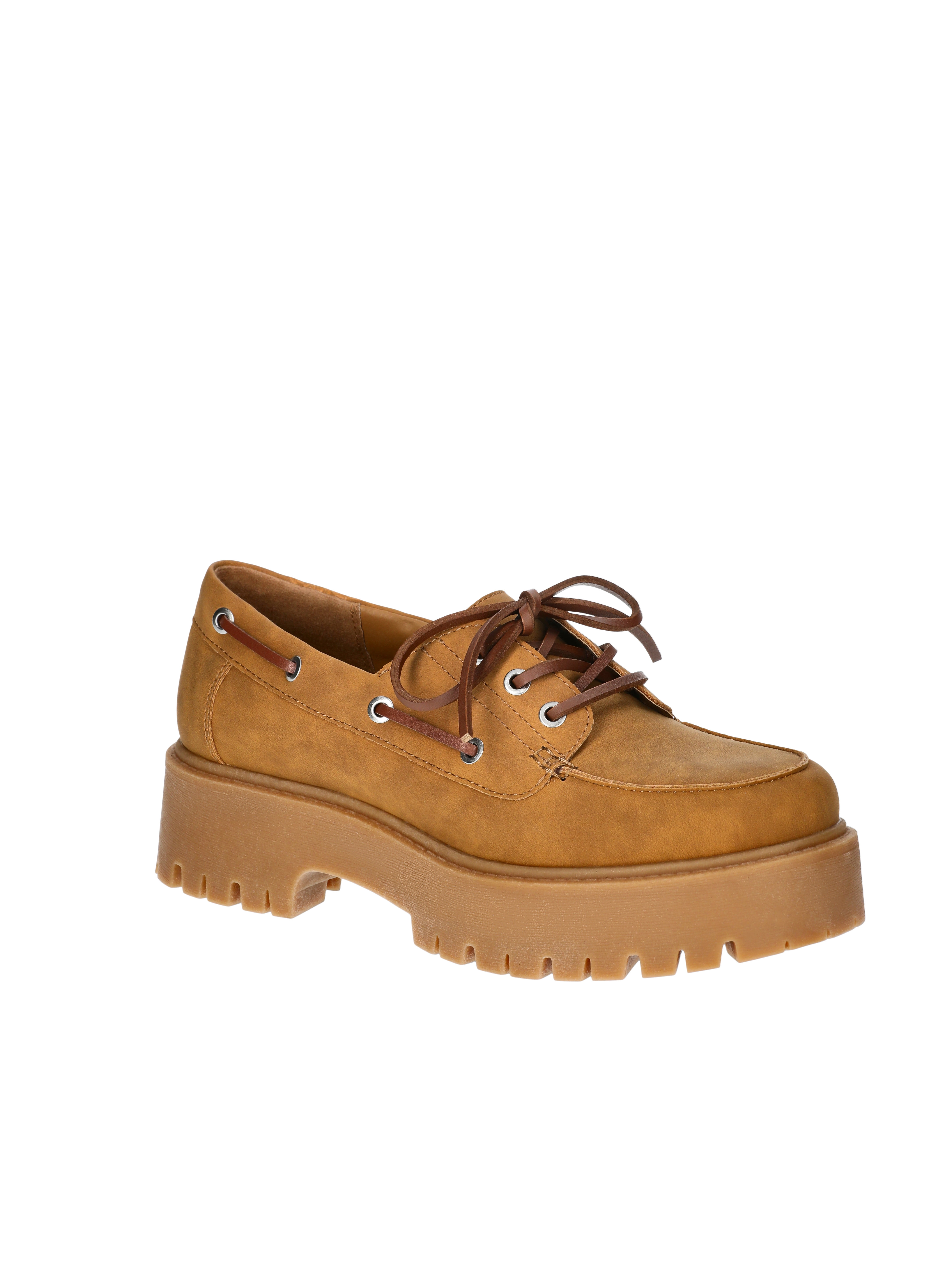 No Boundaries Women's Platform Boat Shoes