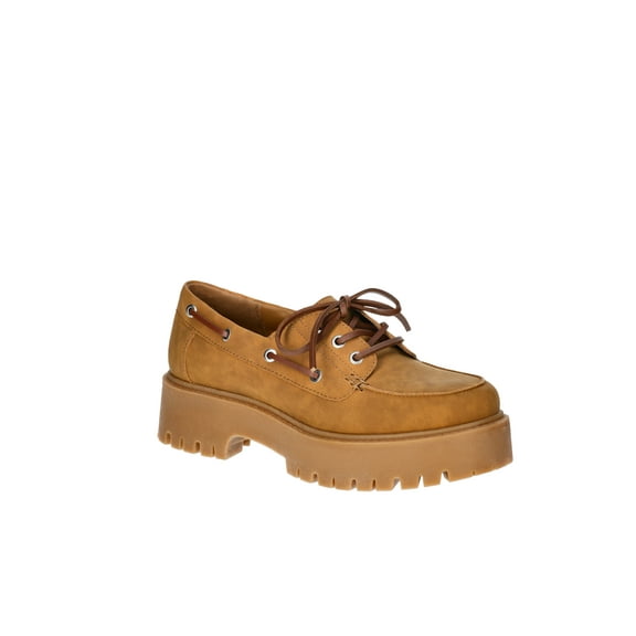 No Boundaries Women's Platform Boat Shoes
