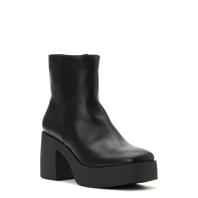 No Boundaries Women's Platform Boots, Sizes 6-11 - Walmart.com