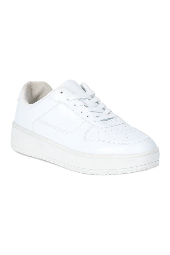 Women's Platform Casual Lace Up Sneakers, Wide Width Available