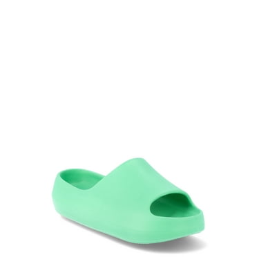 No Boundaries Women's Platform Comfort Slide Sandals