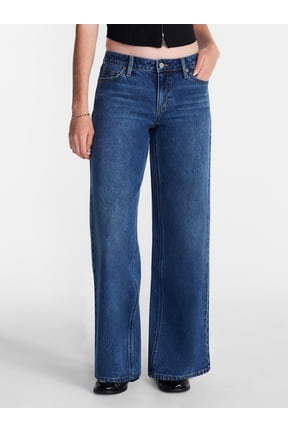 Mid Rise Baggy Jeans, 29", 31", 33" Inseams, Women'sand Women's Plus Sizes 00-24W