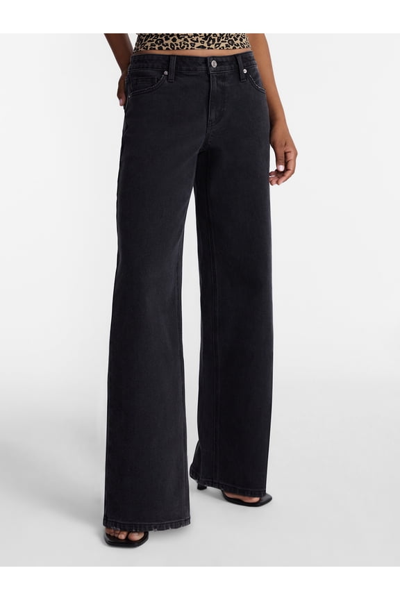 Mid Rise Baggy Jeans, 29", 31", 33" Inseams, Women's Sizes 00-24W