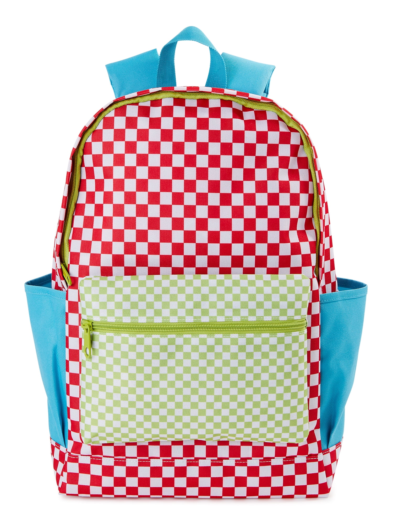 Kids Backpack and Lunch Box Set, Buffalo Check, Red, Gives Back to