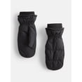 thumbnail image 1 of No Boundaries Women's Puffer Nylon Mittens, L/XL, 1 of 4