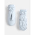 thumbnail image 1 of No Boundaries Women's Puffer Mittens, Starlight, L/XL, 1 of 4