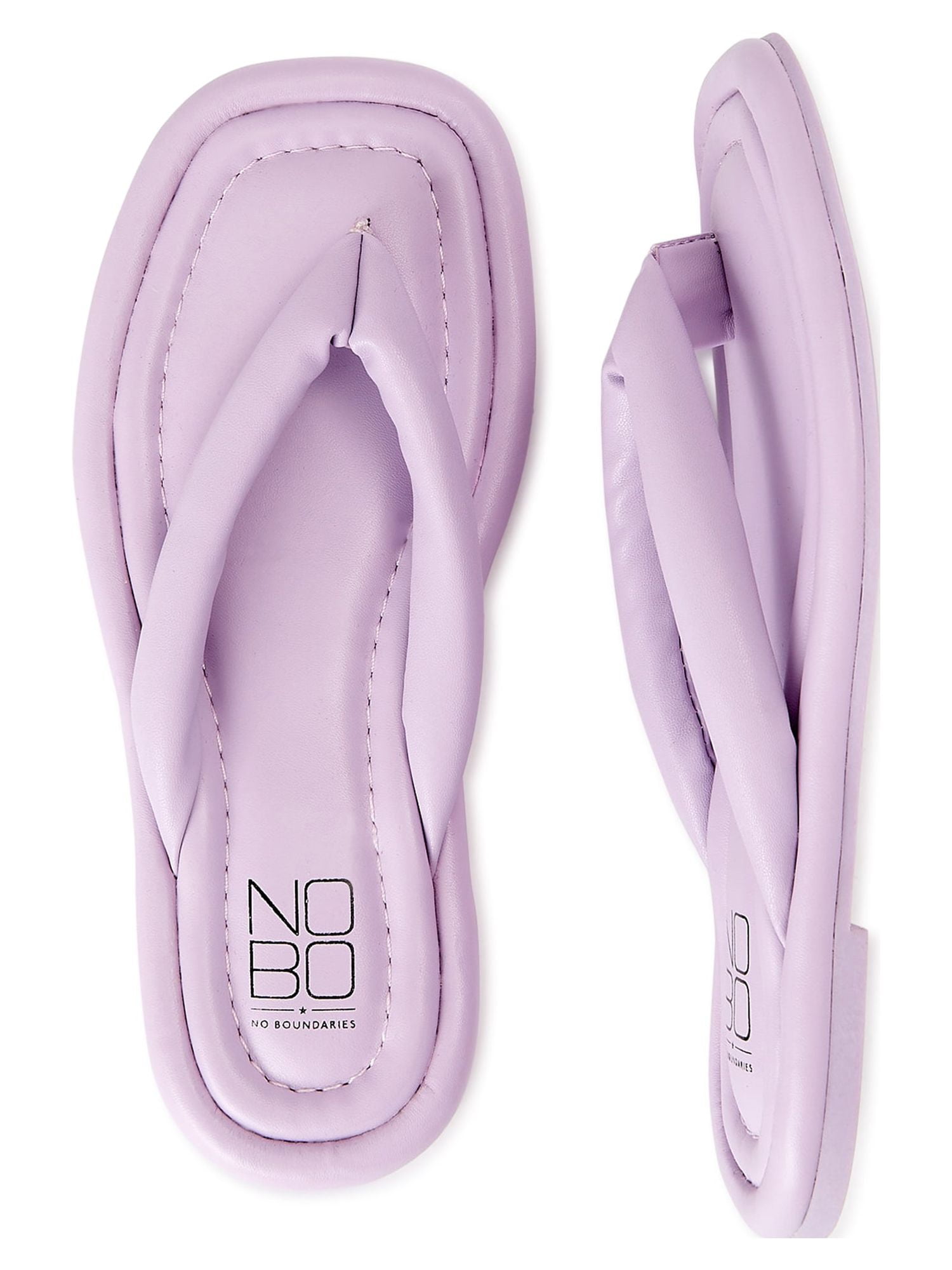 No Boundaries Women s Puffy Flip Flops