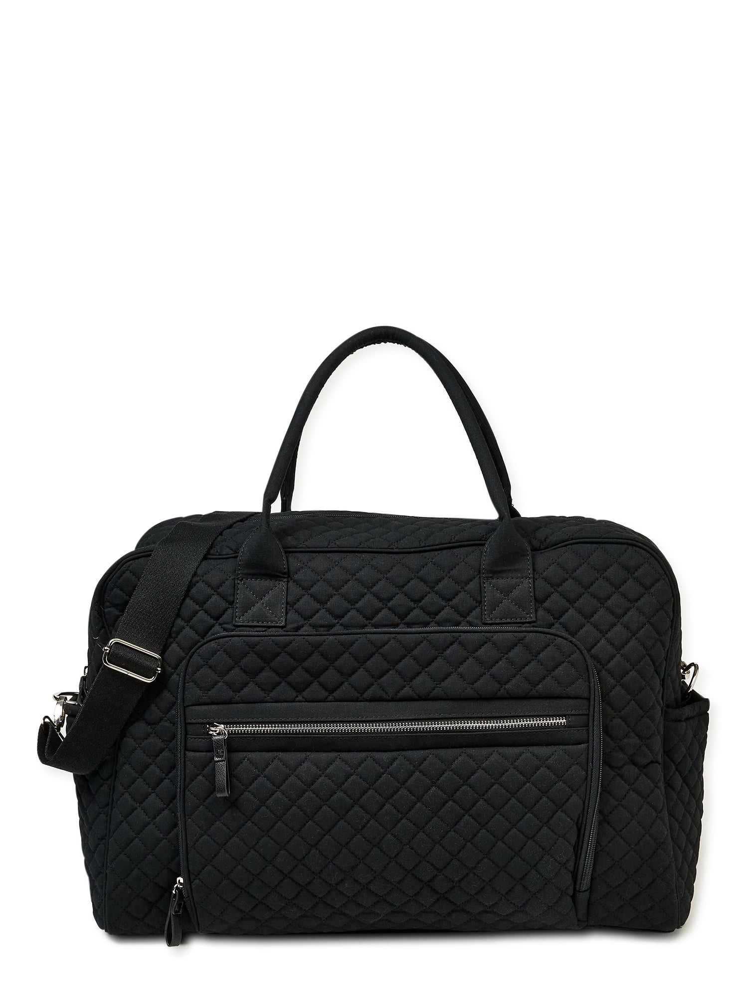 No Boundaries Women's Quilted Weekender Duffle Bag with Multi