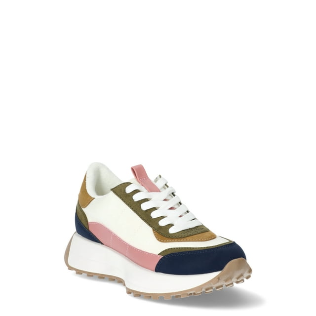 No Boundaries Women's Retro-Inspired Sneakers - Walmart.com