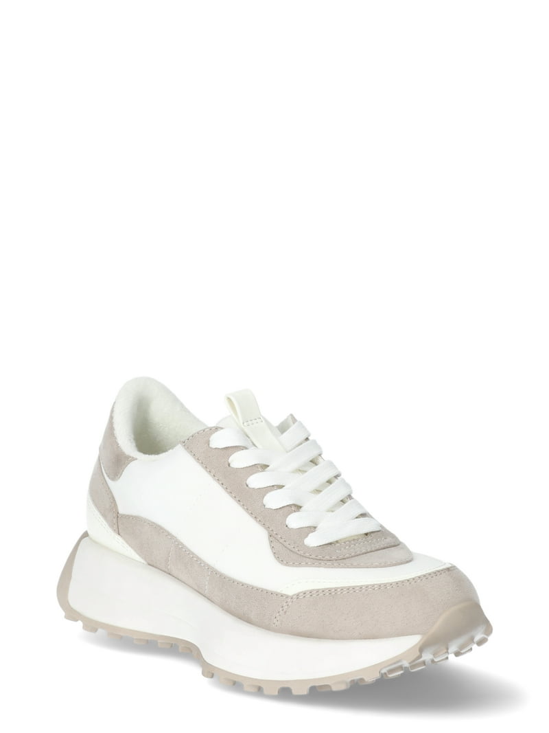 nonmi. No Boundaries Women's Chunky Memory Foam Lace-Up Retro Y2K