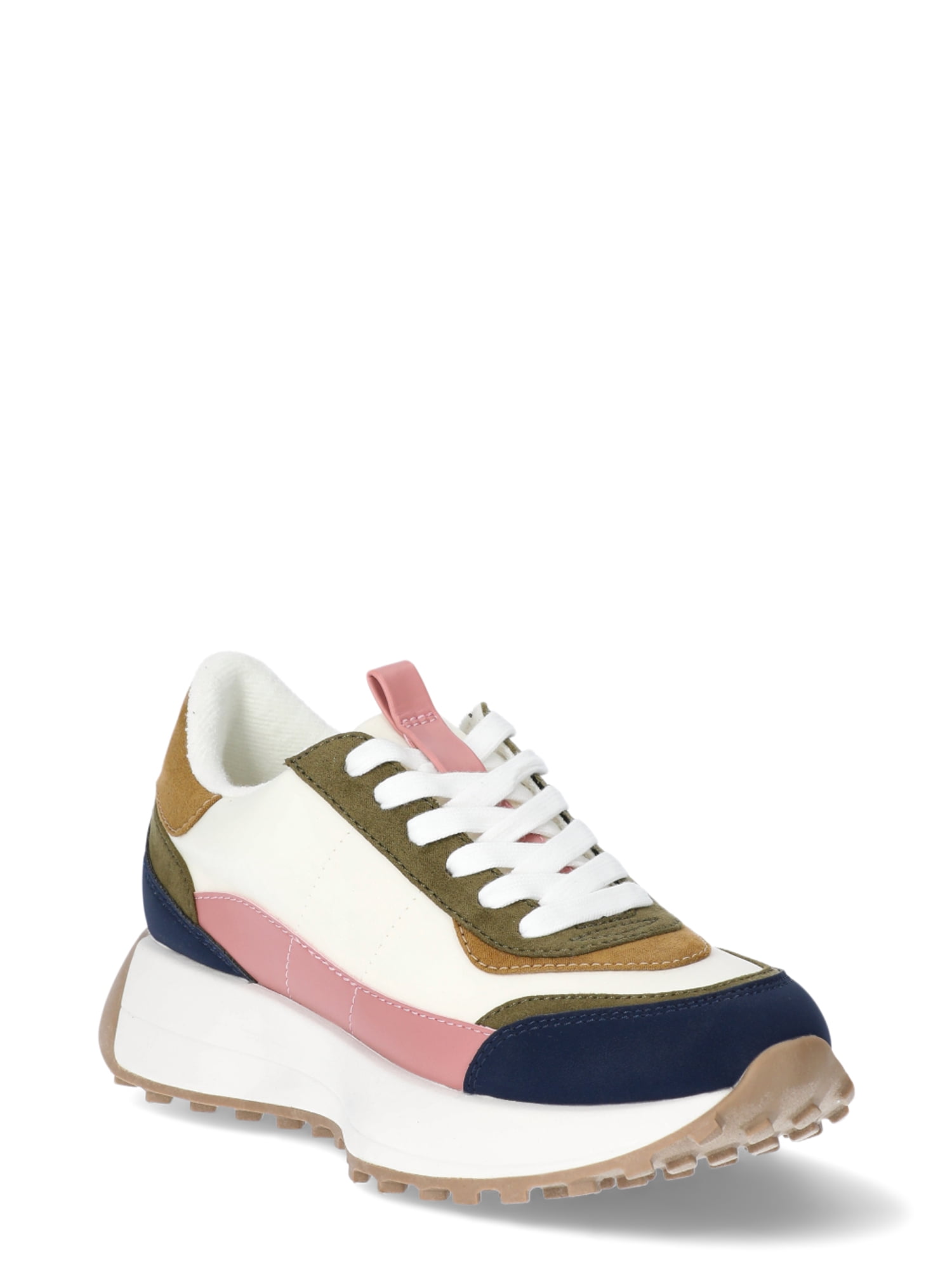★2023SS新作★NERDY★MARBLING SNEAKERS No Boundaries Women's Chunky Metallic Retro-Inspired