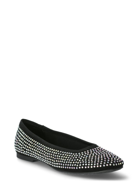 Women's Rhinestone Ballet Flats