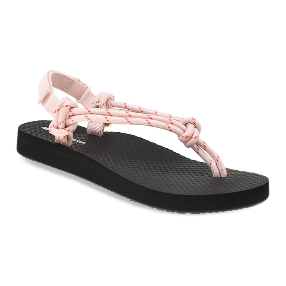 No Boundaries Women's Rope Thong Sandal