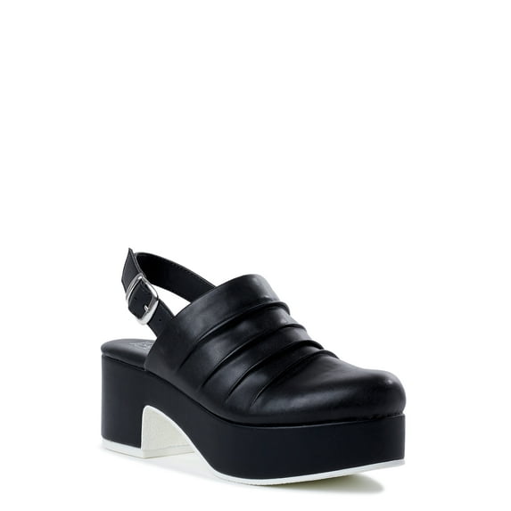 No Boundaries Women's Ruched Heel Clogs