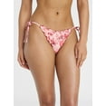 thumbnail image 1 of No Boundaries Scenic Route String Bikini Bottoms with Lettuce Edge, Women’s XXS-XXL, 1 of 5