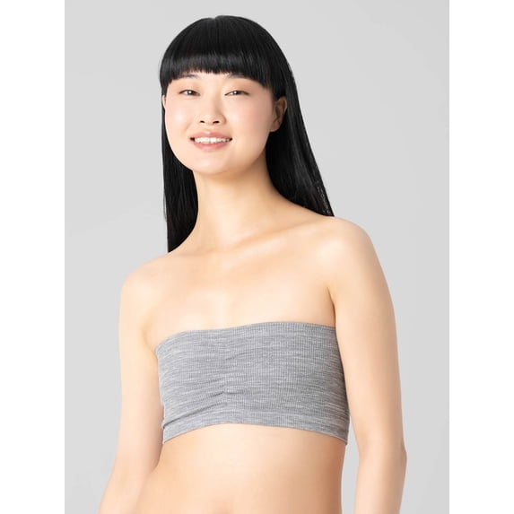 No Boundaries Women's Seamless Bandeau Bra, Sizes XS-XXXL
