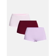 No Boundaries Seamless Boyshorts, 3 Pack, Women’s, Sizes XS-XXXL