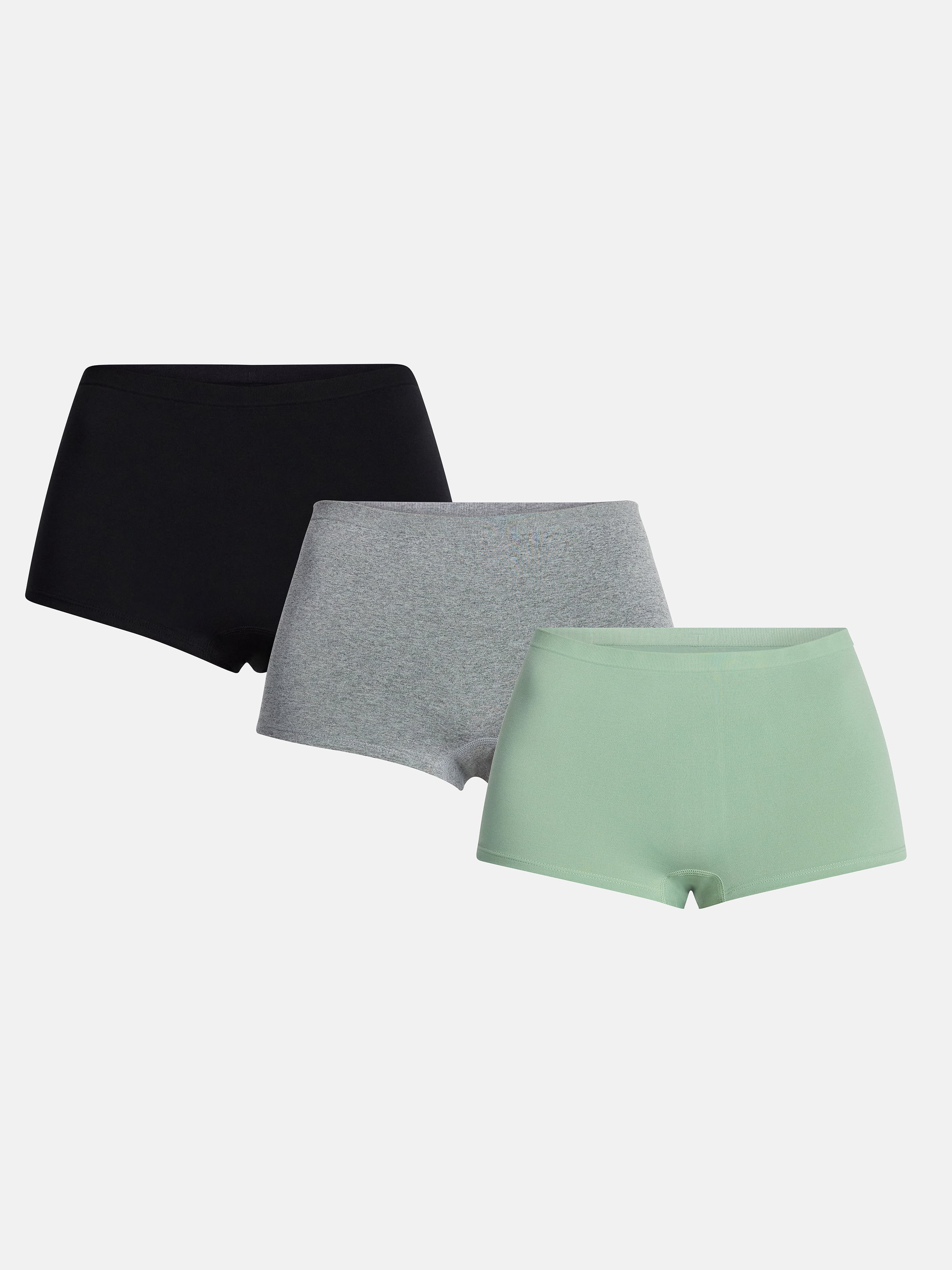 No Boundaries Seamless Boyshorts, 3 Pack, Women’s, Sizes XS-XXXL