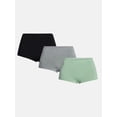 thumbnail image 1 of No Boundaries Seamless Boyshorts, 3 Pack, Women’s, Sizes XS-XXXL, 1 of 6